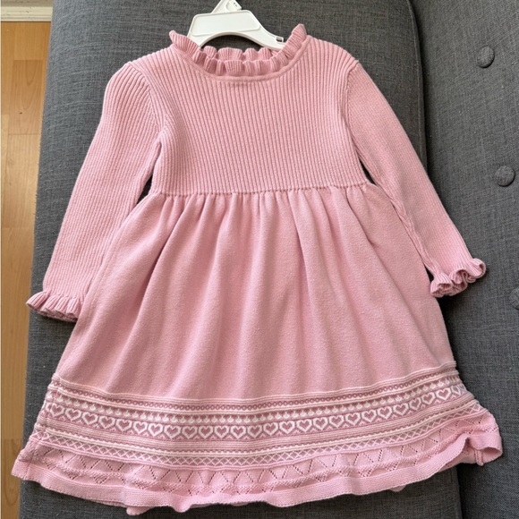 Pink Ruffled Kids Dress - Picture 4 of 5